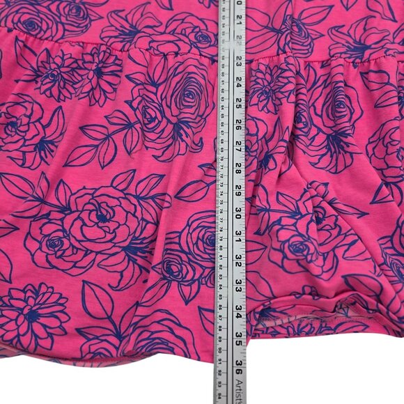LulaRoe Women's Midi Skirt Pink Size 3XL - Picture 2 of 6